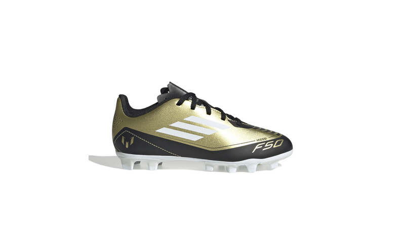 Botines Adidas Nino Messi F50 Club Fg Dorado Sportotal