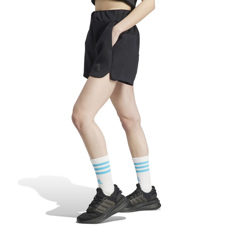 Short-Adidas-Z.N.E.-Mujer-Con-Bolsillos-Negro