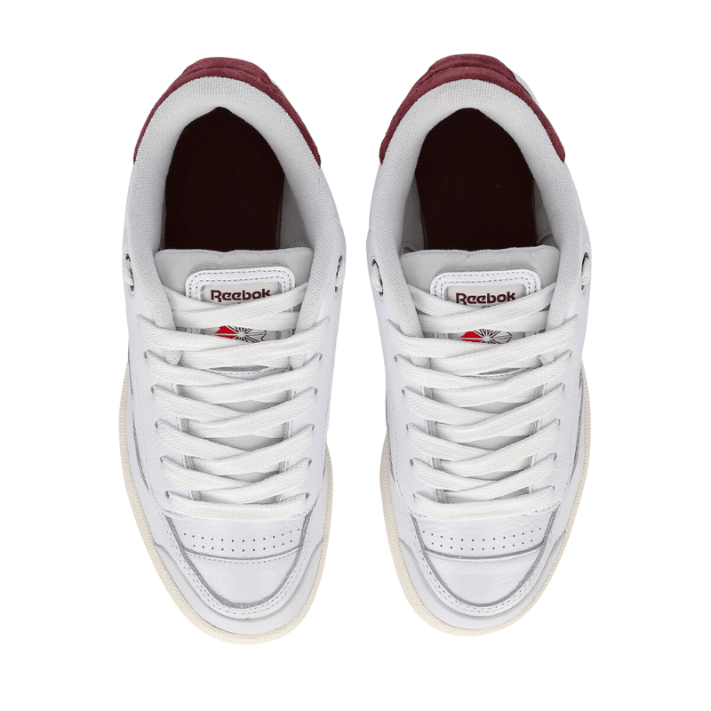 Zapatillas-Reebok-Hombre-Club-C-Bulc-Blanco-Bordo