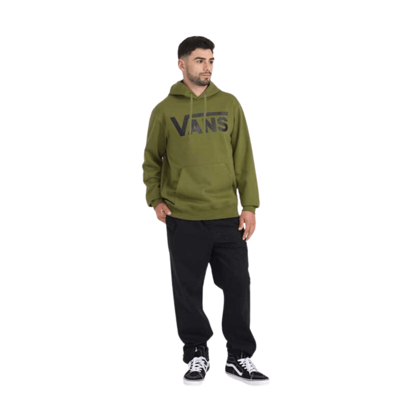 Buzo-Con-Capucha-Vans-Hombre-Classic-III-Po-Verde