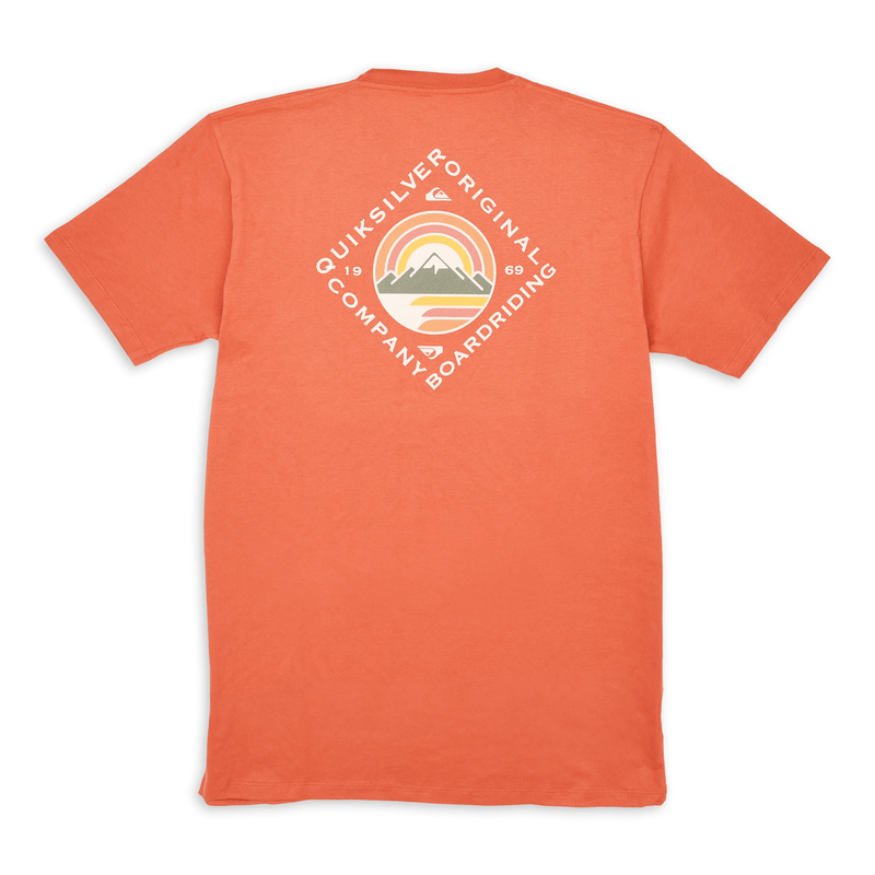 Remera-Quiksilver-Hombre-Scenic-View-Manga-Corta-Rojo