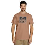 Remera-Reef-Hombre-Classic-S-Block-Manga-Corta-Marron