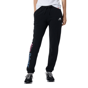 Jogging New Balance Essentials Celebrate Fleece Mujer Negro